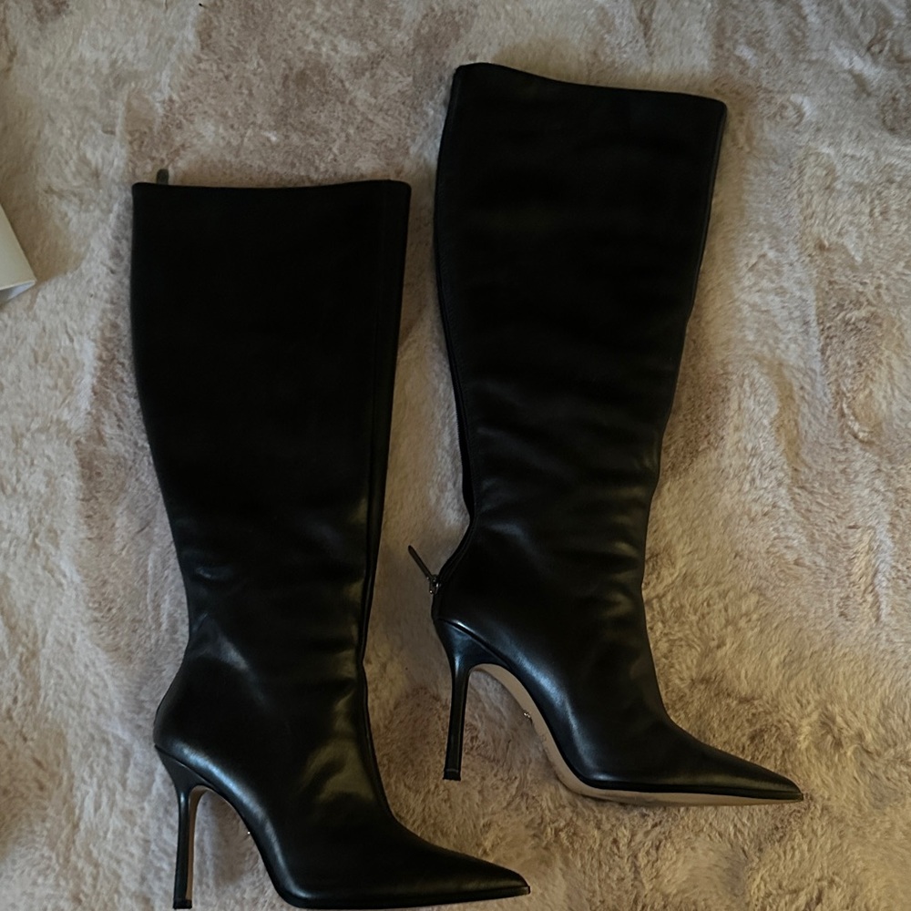 Aldo Black Heeled Boots